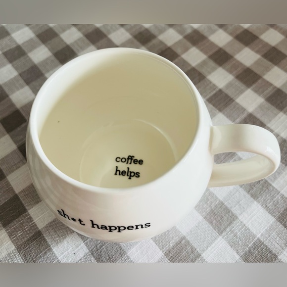 Brand new - “sh*t happens, coffee helps” coffee mug, 12 oz. - Picture 2 of 6